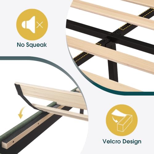 WEEWAY Twin Size Fabric Bed Frame - Image 6