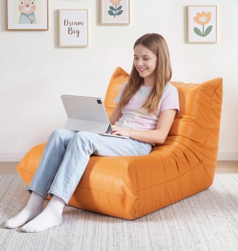 Hobestluk Bean Bag Chair Leather Togo Sofa by YourHomeDeservesMore