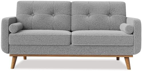 IDEALHOUSE 65" Mid Century Modern Couch Sofa Loveseat - Image 7
