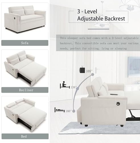 Convertible Sleeper Sofa Bed - Image 6