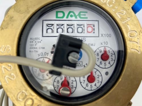 DAE MJ-75c NTEP, NSF61 Non Lead Potable Water Meter, 3/4" NPT Couplings - Image 4
