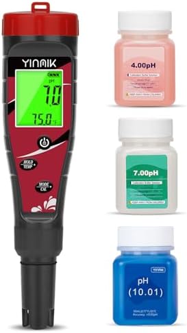 YINMIK Pool Chlorine pH Meter Digital Salt pH Tester by YINMIKWaterTester