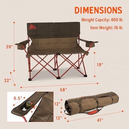 Kelty Loveseat 2 Person Double Camping Chair - Image 3