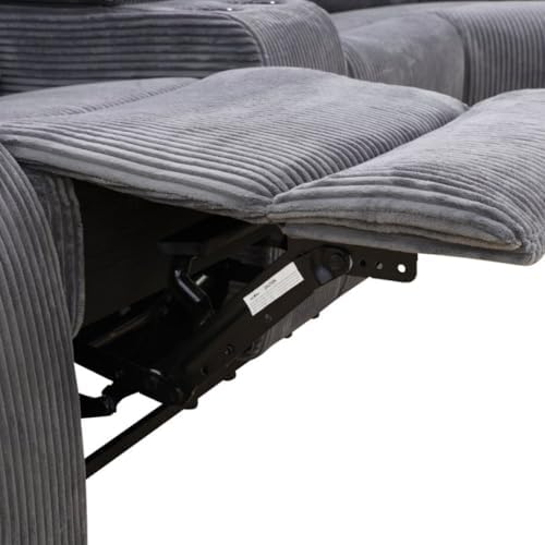 Reclining Sectional Sofa Set, L Shaped Recliner Couch - Image 5