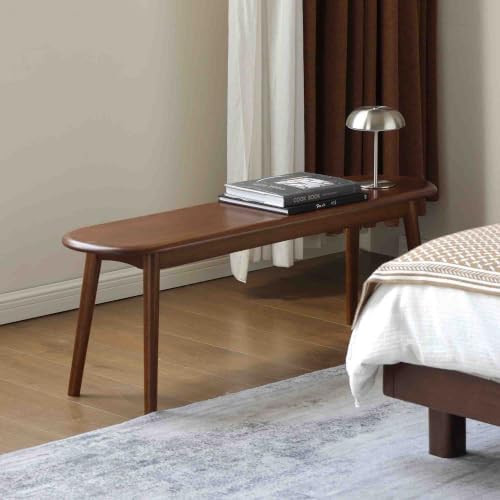 100% Solid Oak Dining Bench, Wood Bench - Image 6