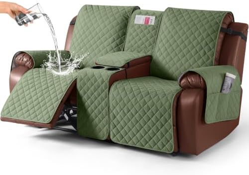 KinCam 100% Waterproof Loveseat Recliner Cover by KinCam