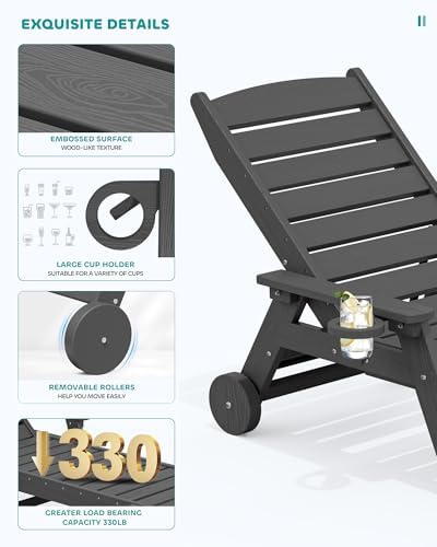 SERWALL HDPE Outdoor Lounge Chair - Image 5