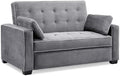 Serta Ainsley 72.6" Convertible Sleeper Sofa, Queen Size, Dreamcoil Comfort by SertaDreamConvertibles