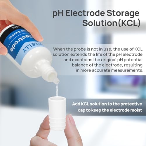 pH Meter Calibration Solution Kit pH4, KCL Storage Solution - Image 5