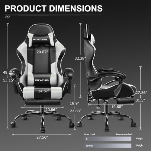 GTPLAYER Gaming Chair, Computer Chair - Image 3