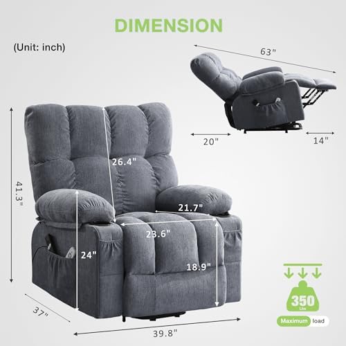 BOSMILLER Power Lift Recliner Chair - Image 2