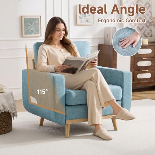 Accent Chair for Bedroom, Reading Chair - Image 4