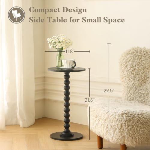 Fultyle Round Side Table, Small Drink Table - Image 4