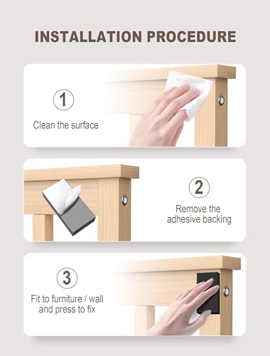 SARDVISA Furniture Wall Protector, EVA Headboard Stoppers, 20 Pack - Image 5