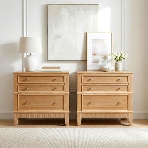 LUMISOL Farmhouse Nightstand - Image 7