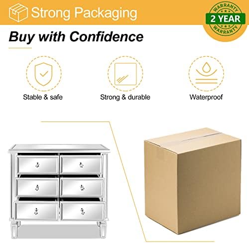 VINGLI Mirrored Dresser for Bedroom - Image 5