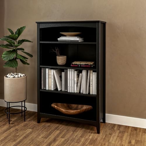 Camaflexi Shaker Style 4 Shelf Bookcase/Solid Wood / 48" High/Adjustable - Image 4