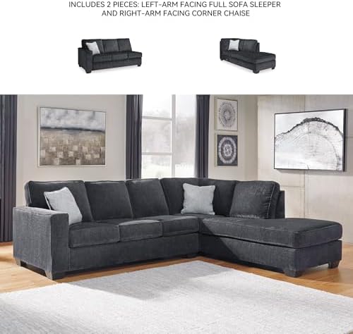 Signature Design by Ashley Altari 2-Piece Sleeper Sectional - Image 6