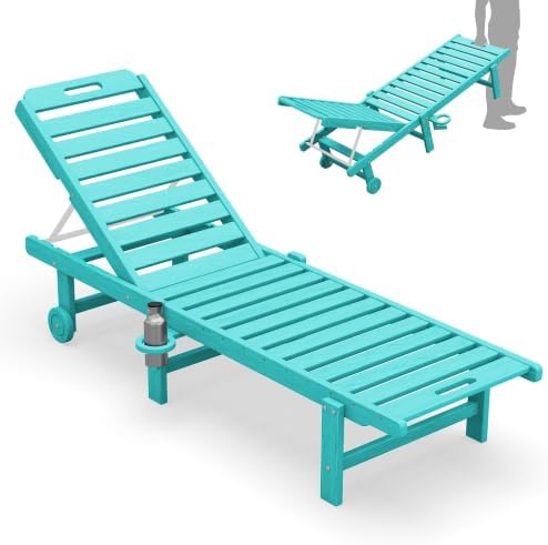 SERWALL HDPE Outdoor Chaise Lounge by SERWALL