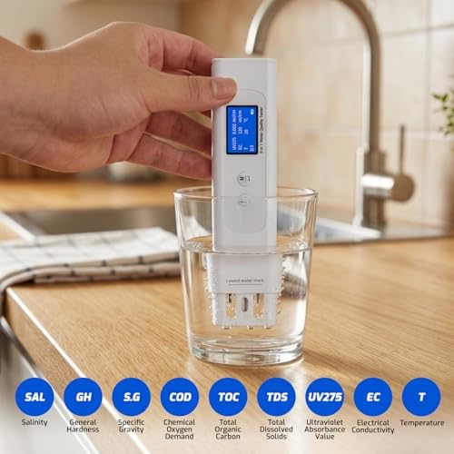 9 in 1 Digital Water Tester, Water Quality Tester Pen - Image 5