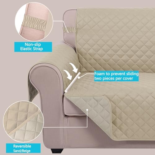 U-NICE HOME Loveseat Sofa Cover - Image 3