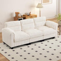 HAOMARKETS Corduroy Sofa Set, Upholstered 3-Seater Couch by HAOMARKETS