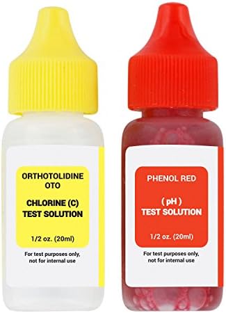 U.S. Pool Supply Swimming Pool & Spa Test Kit Refill Solutions, Test Water by USPoolSupply