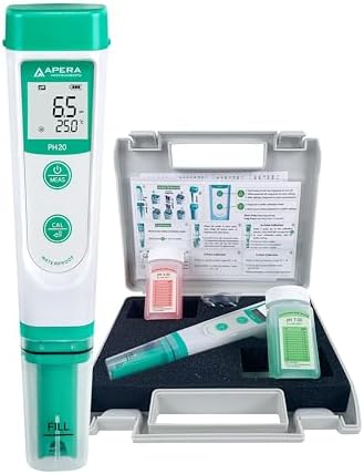 APERA INSTRUMENTS AI209 Value Series PH20 Waterproof pH Tester Kit, ±0.1 pH by AperaInstruments