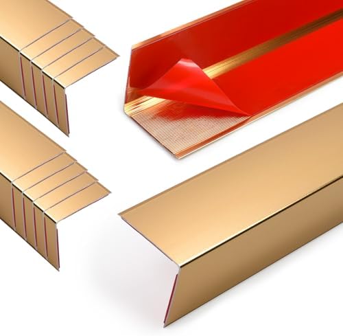 10PCS 48" Metal Corner Protectors, Aluminum Self Adhesive Corner Guards by Jiekayi