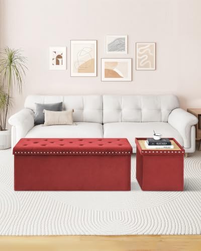 B FSOBEIIALEO Storage Ottoman Bench - Image 6