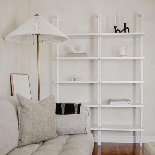 Nathan James White Ladder Bookcase - Image 5