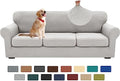 XINEAGE 4-Piece Stretch X-Large Sofa Cover, Washable Couch Covers by XINEAGE