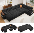 Vipbear 130" Modular Sectional Sleeper Sofa by VipbearLiving