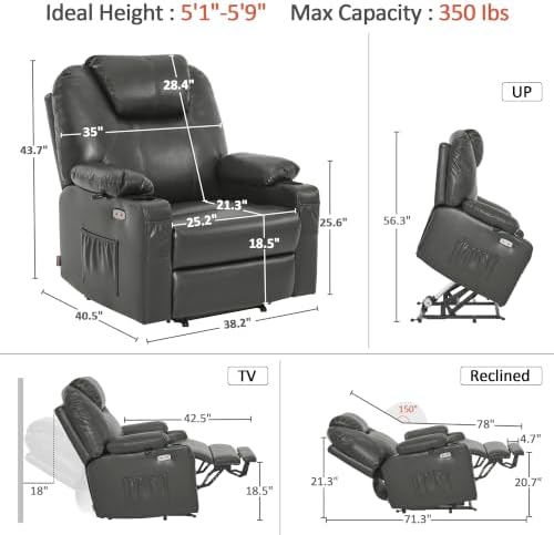MCombo Power Lift Recliner Chair - Image 3