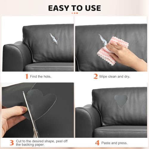 Leather Repair Patch Tape, Self Adhesive Vinyl Kit - Image 4