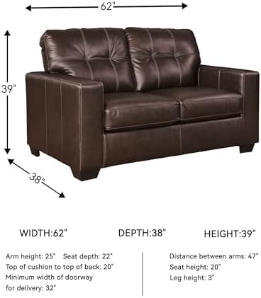 Signature Design by Ashley Santorine Transitional Loveseat, Fully Assembled - Image 3