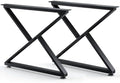 Heavy Duty Z Shape Metal Table Legs, Replacement Legs by SNYXXOZ