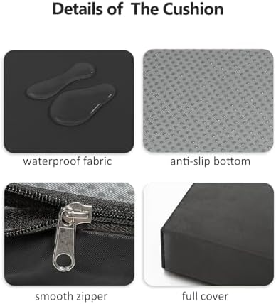 Bench Cushion 32x12x2 inches, Strengthen Waterproof Outdoor Seat Cushions - Image 5