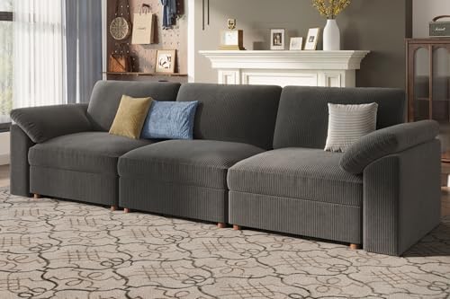 EASE MOOSE Oversized Comfty 3 Seat Cloud Couch - Image 3