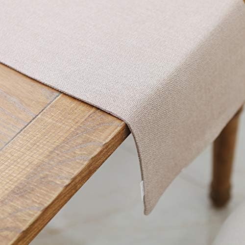 Soft Caddice Faux Linen 2 Side Table Runner, eco-Friendly Fabric Handcrafted - Image 2