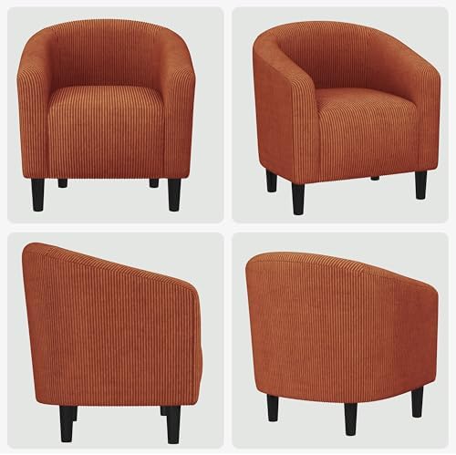 Yaheetech Compact Corduroy Accent Chairs Set of 2 - Image 5