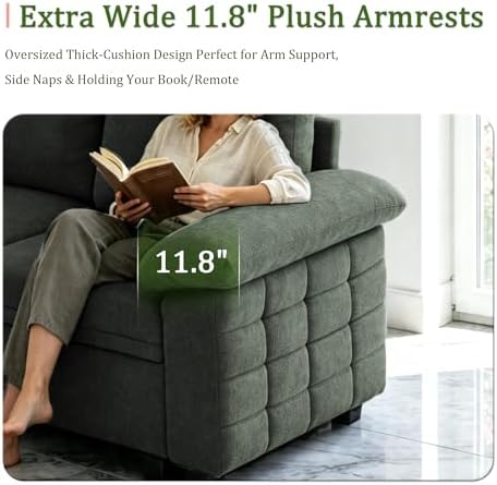 Modern L-Shape Sleeper Sofa - Image 7