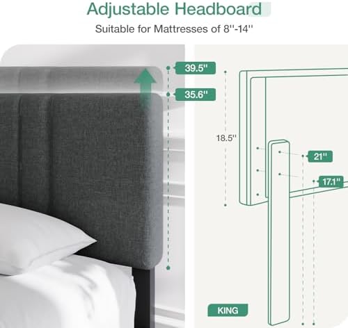 Novilla King Size Bed Frame - Image 5