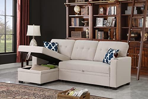 Ball & Cast Sectional Sleeper Sofa Couch - Image 5