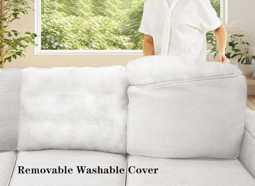 Legend Vansen Oversized Modular Sectional Sofa, U/L‑Shaped Reversible Couch - Image 6