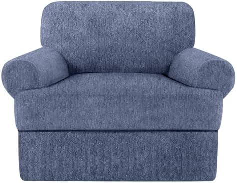 2 Pieces T Cushion Chair Covers by Jcones