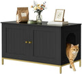 Homhedy 35.4" L Cat Litter Box Enclosure by Homhedy
