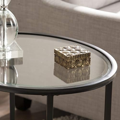 SEI Furniture - Quinton Oval Side Table - Transitional Design - Image 4