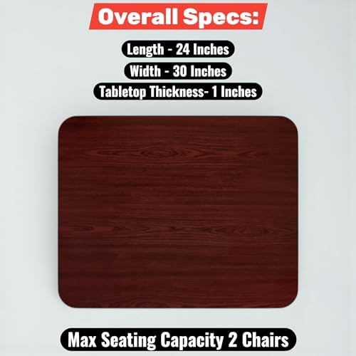 24" x 30" Rectangular Reversible White Birch/Ash Laminated Table Top, - Image 2