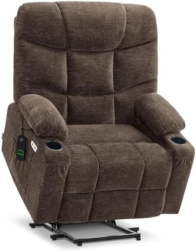 MCombo Power Lift Recliner for Elderly, Fabric R7399 by MCombo
